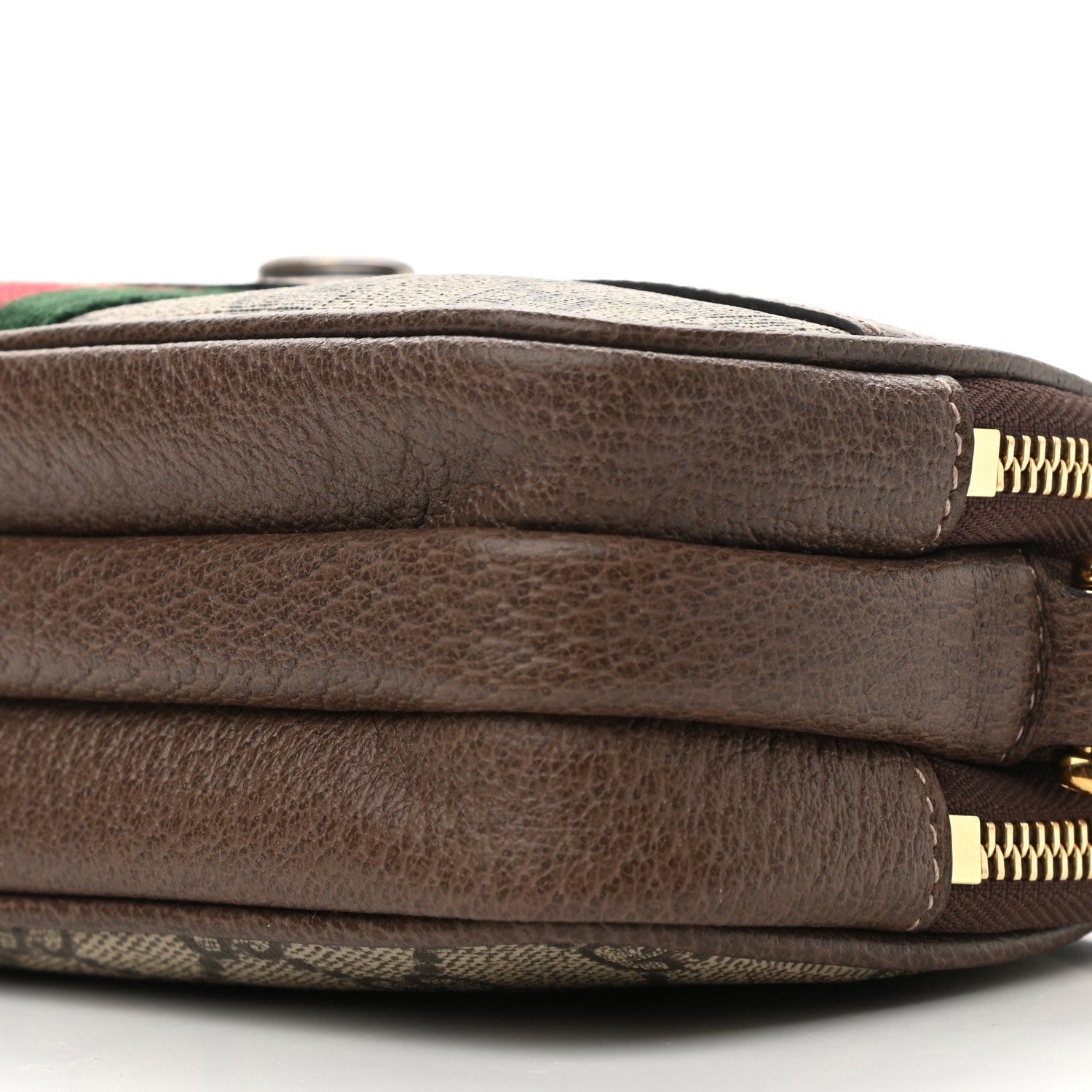 Gucci GG Supreme Monogram Web Mini Ophidia GG Bag Brown 12 of 13