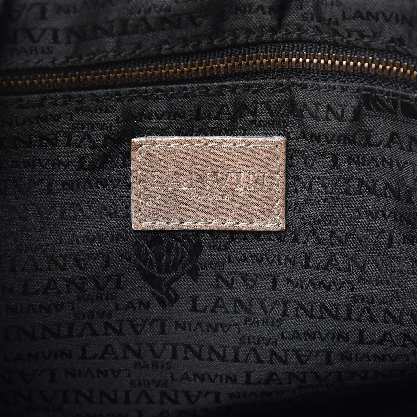 Metallic Lambskin Quilted Amalia Cabas Tote Silver