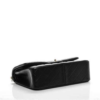 Chanel Lambskin Quilted Jumbo Double Flap Black 4 of 8