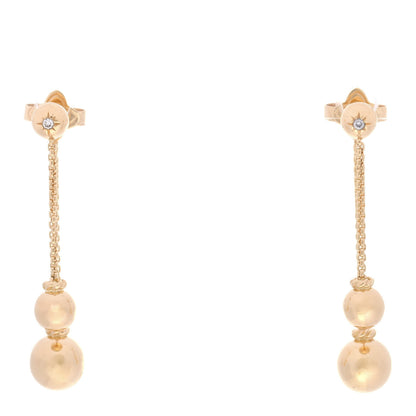 David Yurman 18K Yellow Gold Diamond Solari Chain Drop Earrings 1 of 5