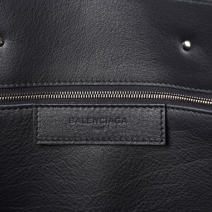 Balenciaga Veau Papier B4 Zip Around Tote Black 6 of 9
