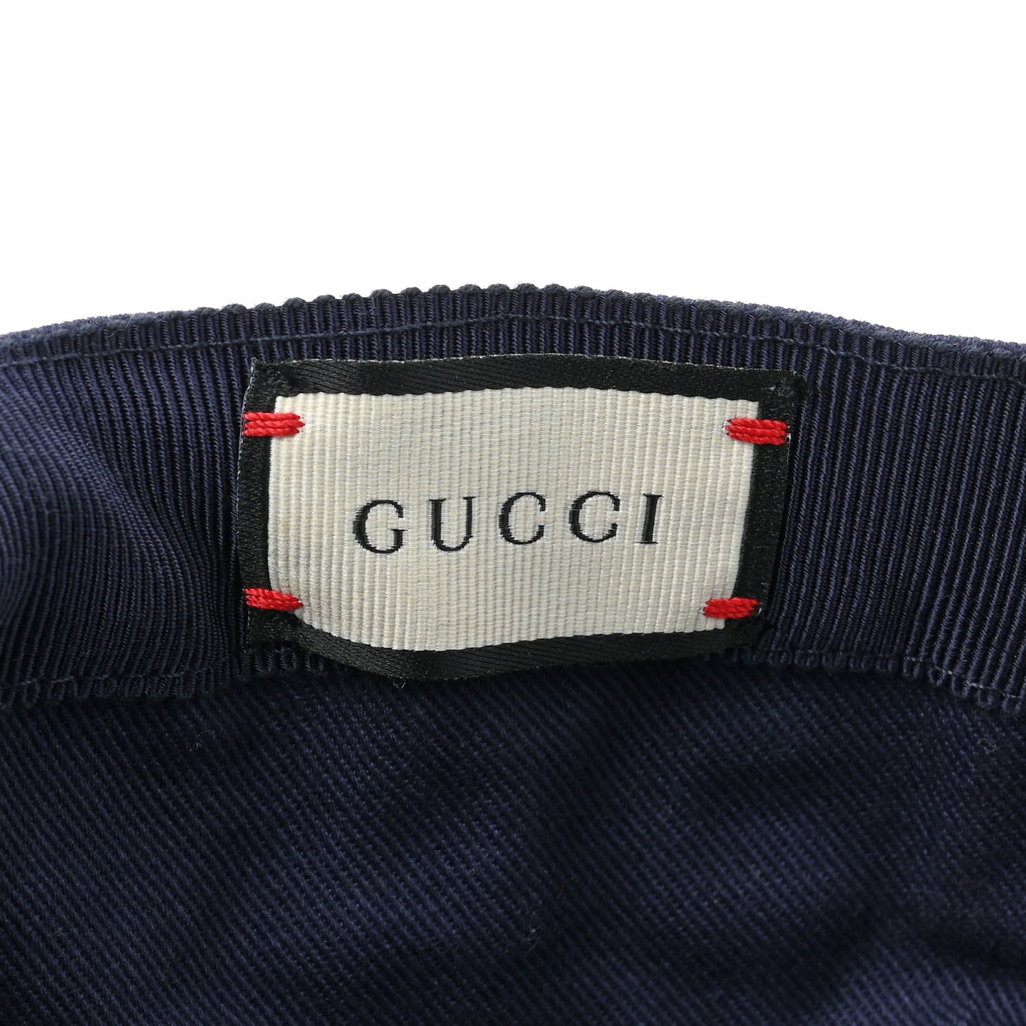Cotton Loved Gucci Baseball Hat M Navy