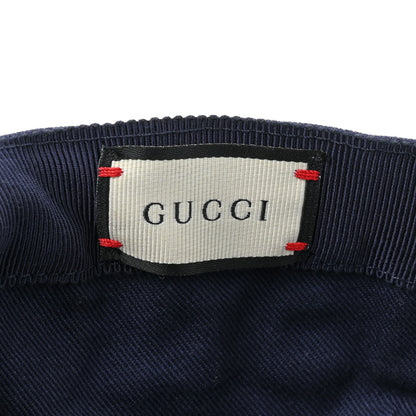 Gucci Cotton Loved Gucci Baseball Hat M Navy 8 of 10