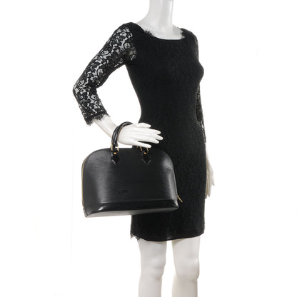 Louis Vuitton Epi Alma PM Black 2 of 9