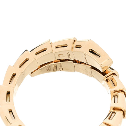 Bulgari 18K Yellow Gold Serpenti Viper Ring L 4 of 5