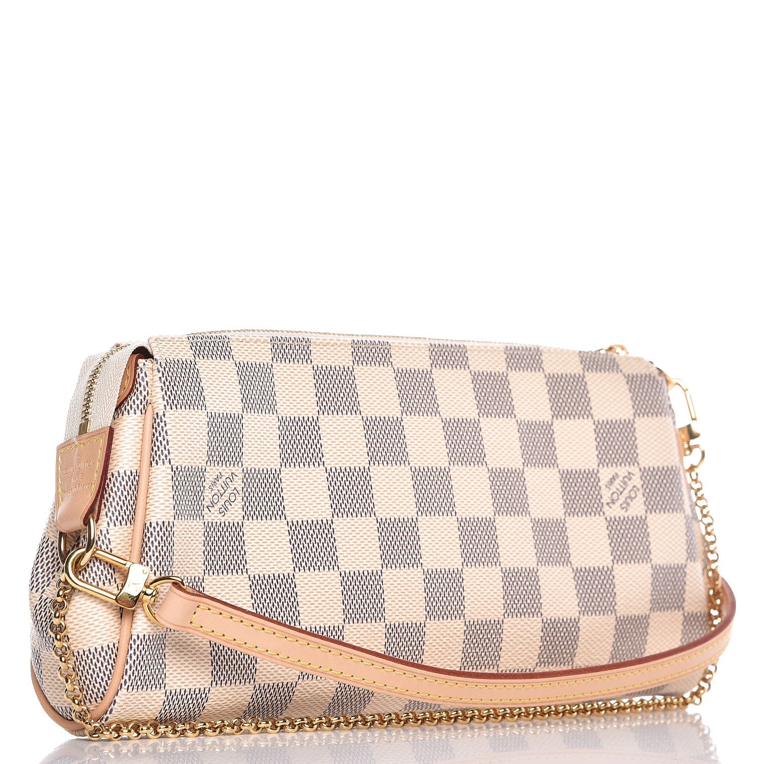 Louis Vuitton Damier Azur Eva Clutch 3 of 8