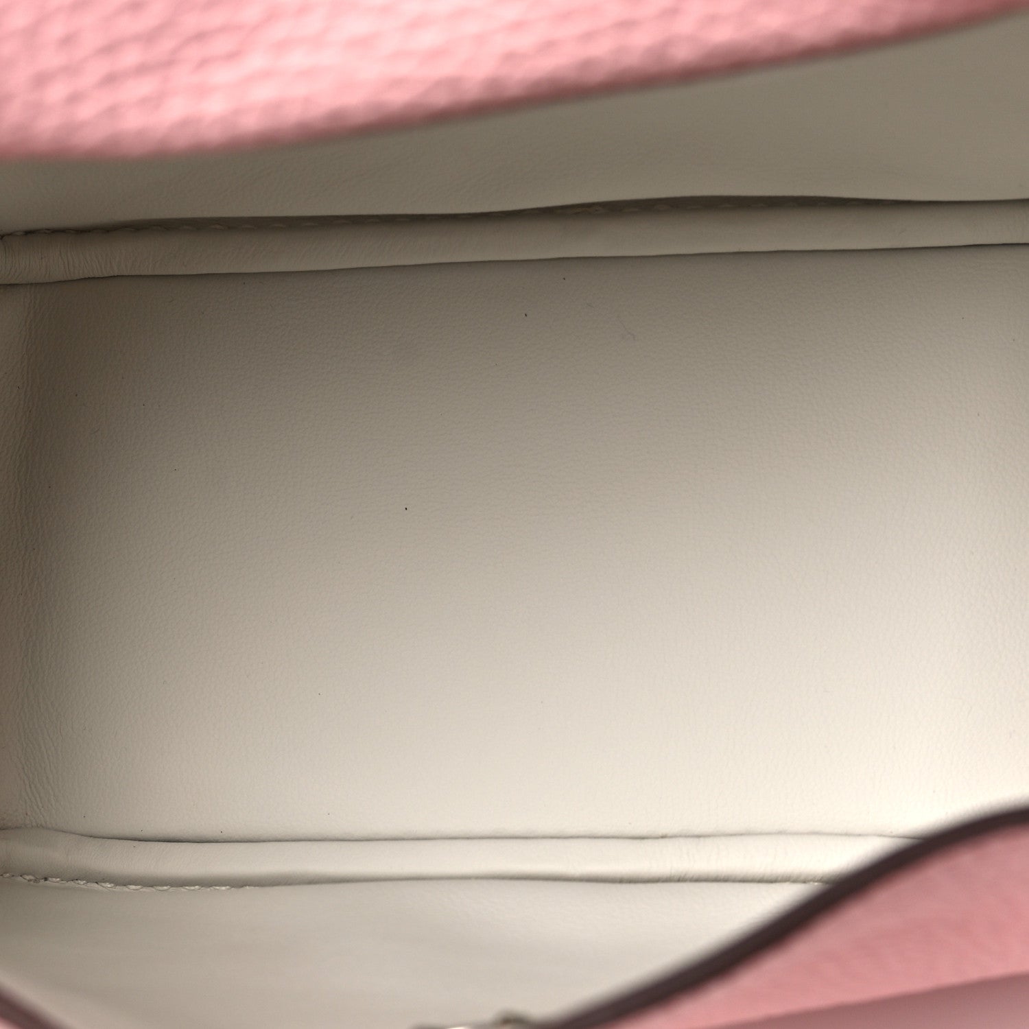 Hermes Taurillon Clemence Verso Mini Lindy 20 Rose Sakura Gris Perle 5 of 11