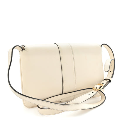 Gucci Calfskin Small Arli Flap Shoulder Bag Mystic White 3 of 13