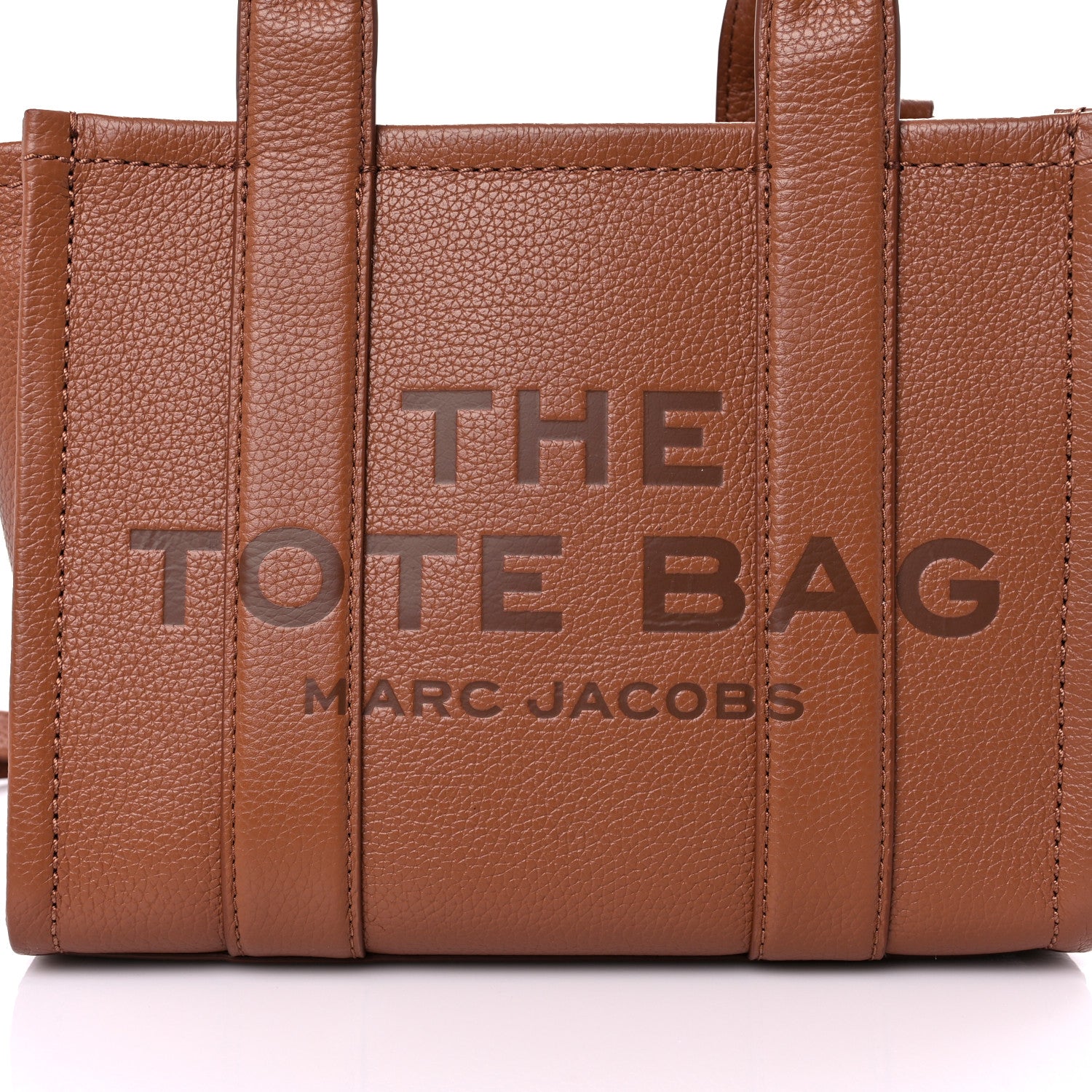 Marc Jacobs Grained Calfskin Small The Tote Bag Argan Oil 11 of 11
