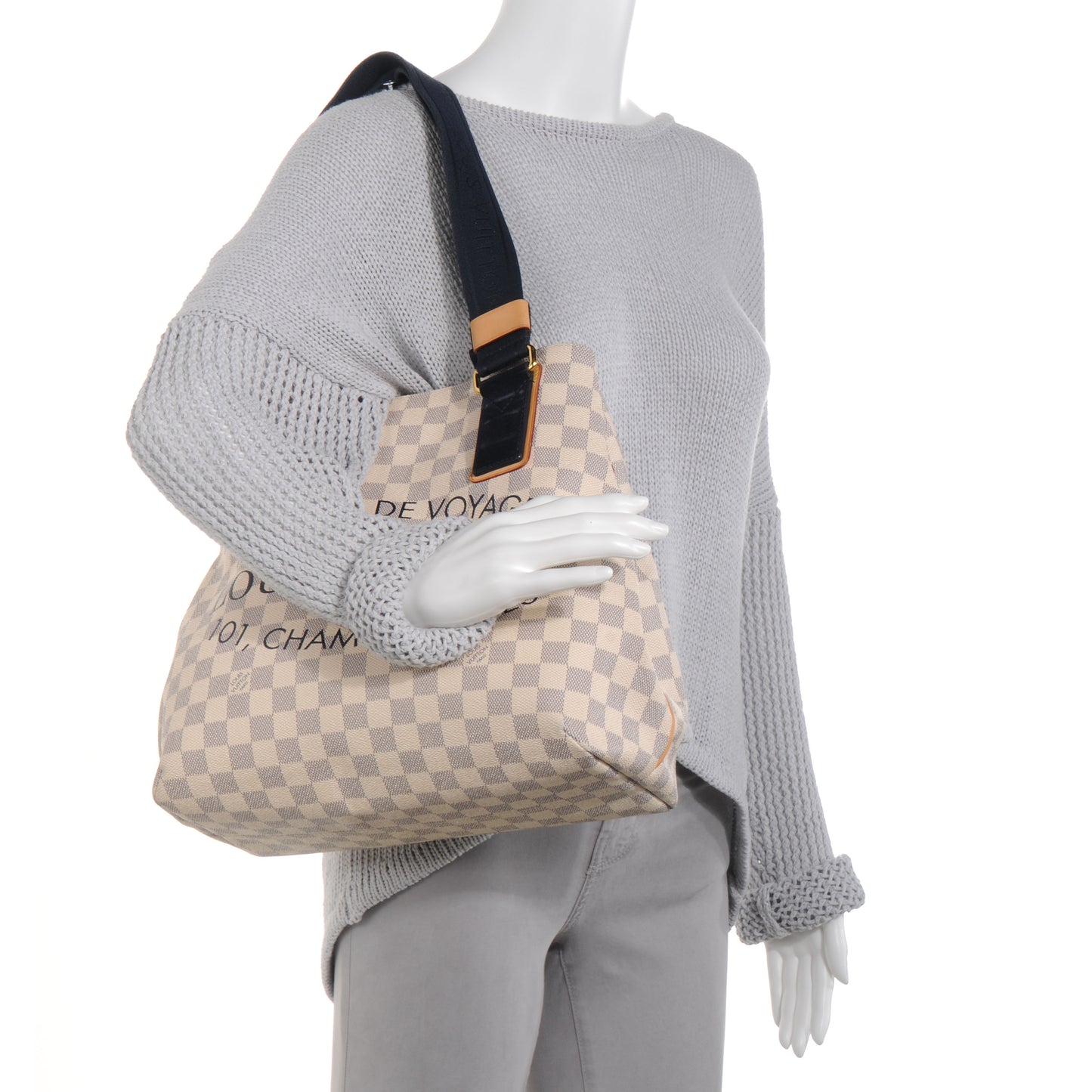 Damier Azur Beach Cabas PM