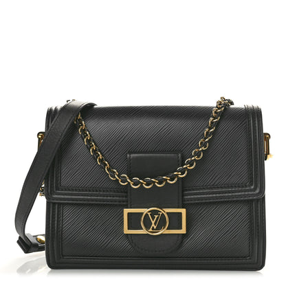 Louis Vuitton Epi Dauphine MM Black 1 of 9