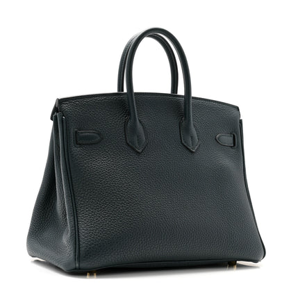 Hermes Togo Birkin 25 Vert Cypress 3 of 11