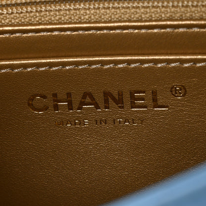 Chanel Lambskin Quilted Mini Pearl Crush Flap Light Blue 5 of 9