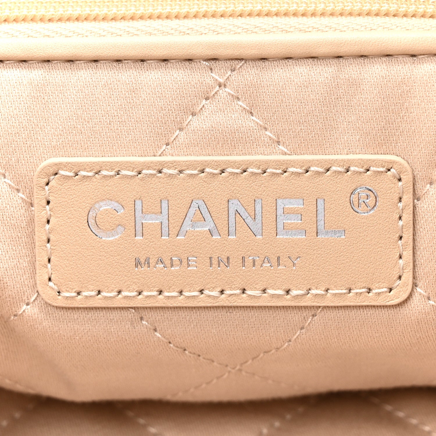 Chanel Shiny Calfskin Quilted Small Chanel 22 Beige 6 of 11