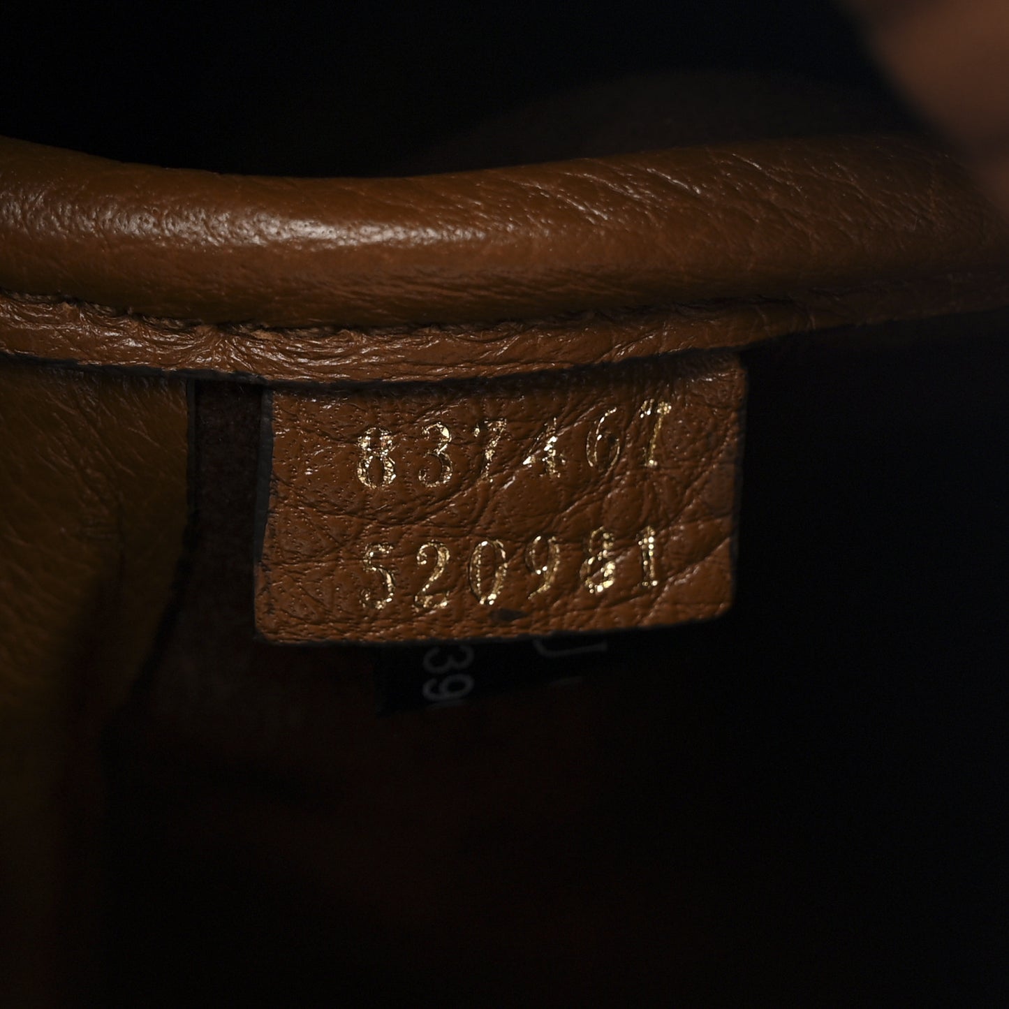 Grained Calfskin Softbit Medium Shoulder Bag Brown