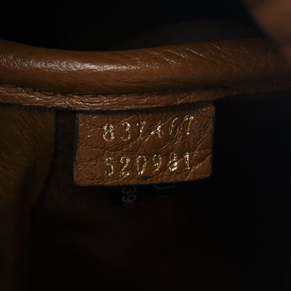Gucci Grained Calfskin Softbit Medium Shoulder Bag Brown 7 of 10