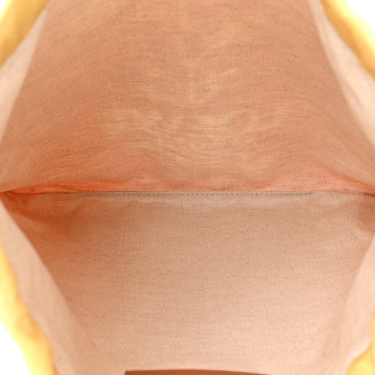 Loewe Canvas Paula's Ibiza Fennel Drawstring Pouch Orange Multicolor 5 of 8
