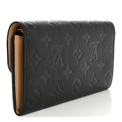 Louis Vuitton Empreinte Emilie Wallet Black Dune 3 of 8