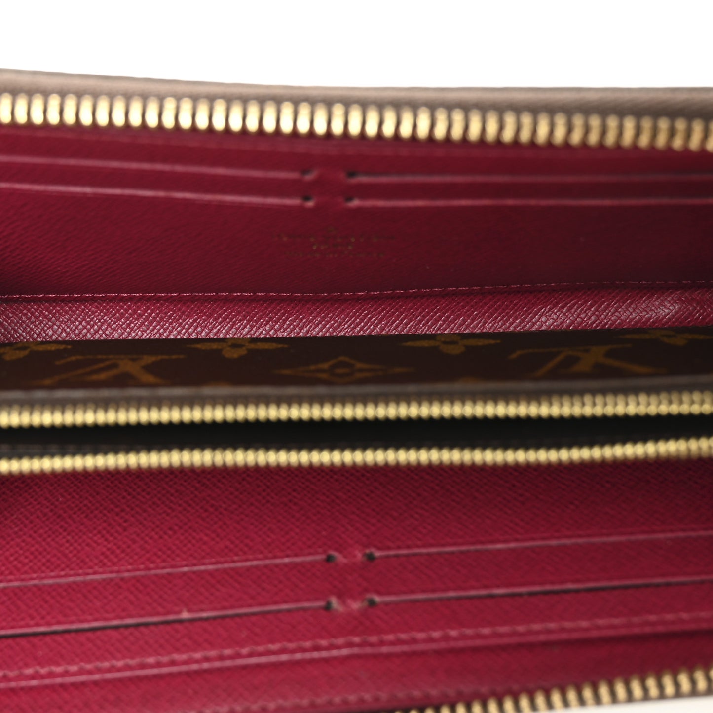 Monogram Clemence Wallet Fuchsia