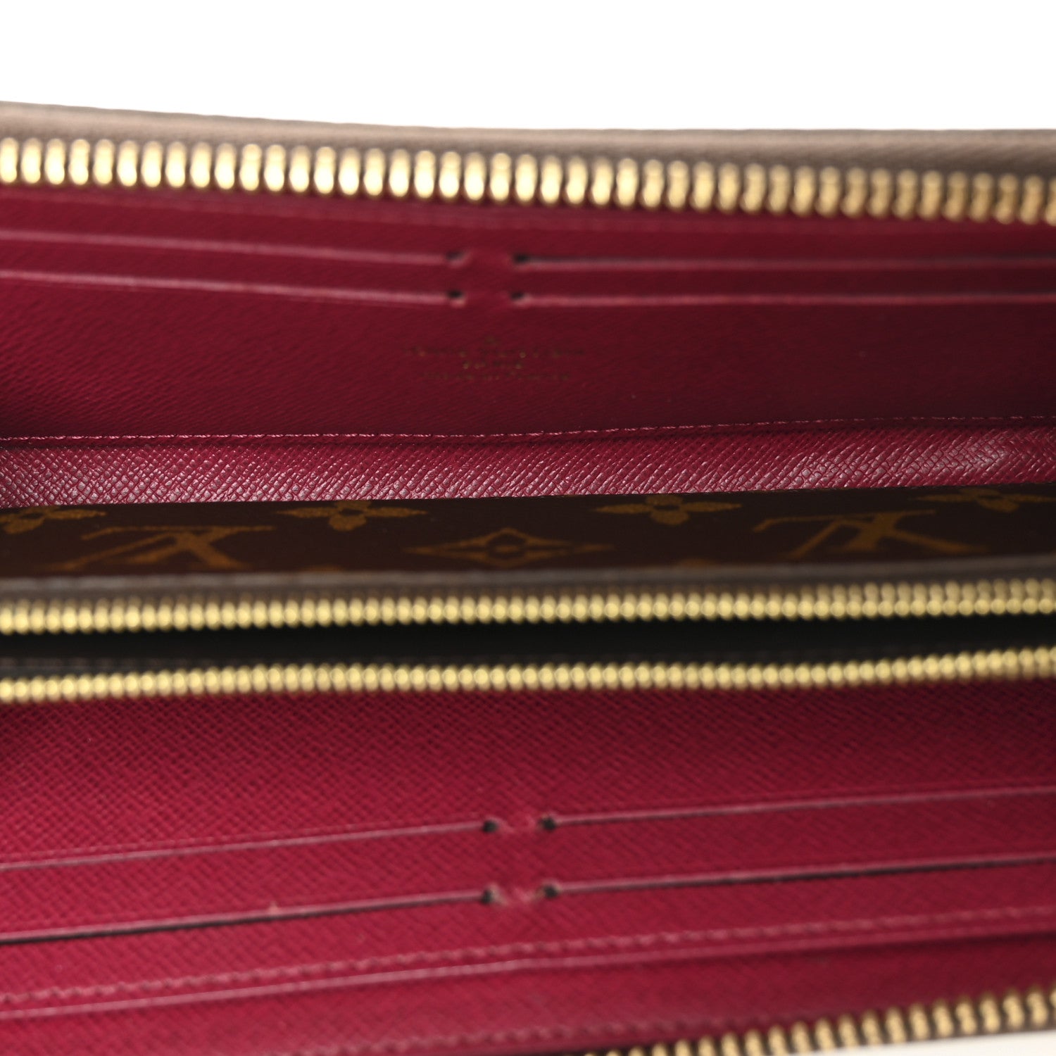 Louis Vuitton Monogram Clemence Wallet Fuchsia 5 of 8