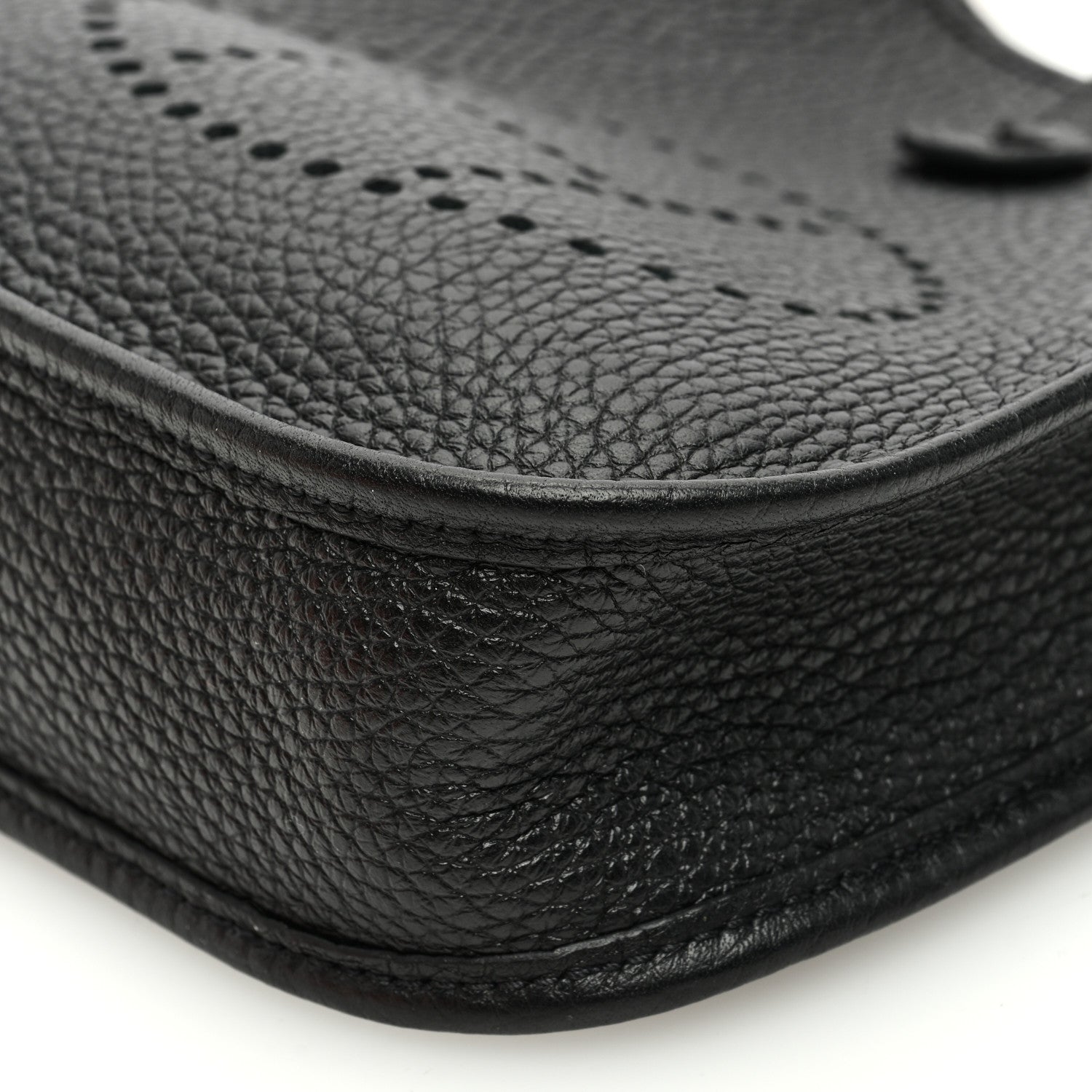 Hermes Taurillon Clemence Evelyne TPM Black 10 of 11