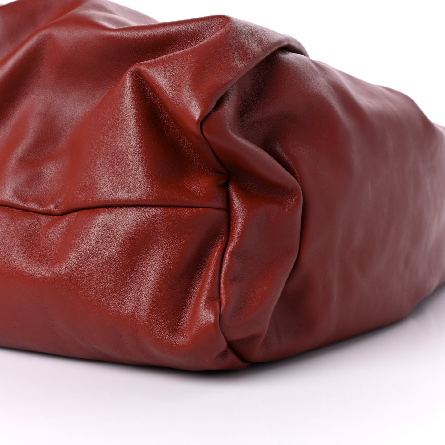 Smooth Butter Calfskin Large The Shoulder Pouch Rust