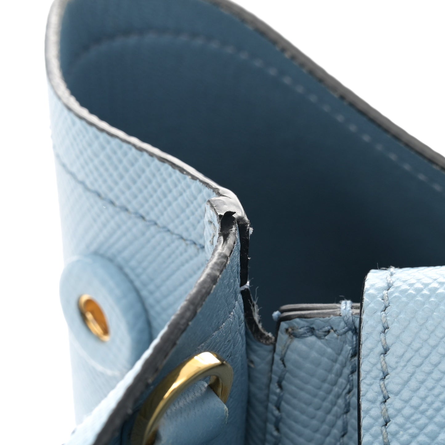 Saffiano Cuir Large Double Bag Astrale