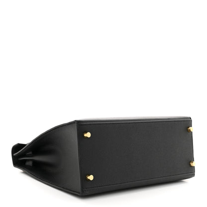 Hermes Epsom Kelly Sellier 28 Black 4 of 11