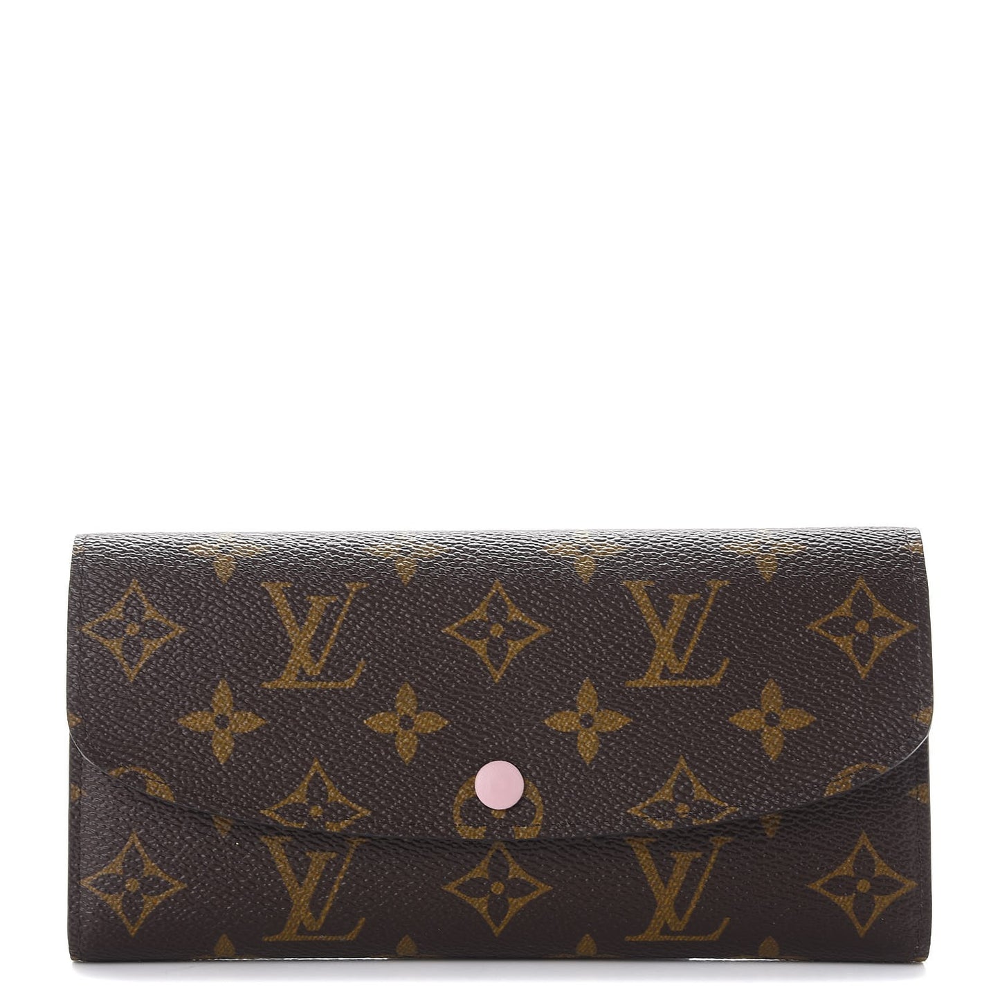 Monogram Emilie Wallet Rose Ballerine