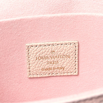 Louis Vuitton Empreinte Spring in the City Felicie Pochette Chain Wallet Pink Beige Yellow 6 of 9