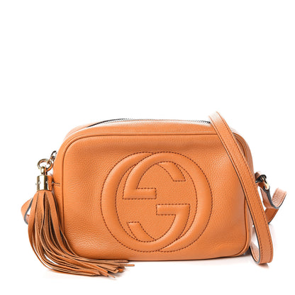 Gucci Pebbled Calfskin Small Soho Disco Bag Curcuma 1 of 16