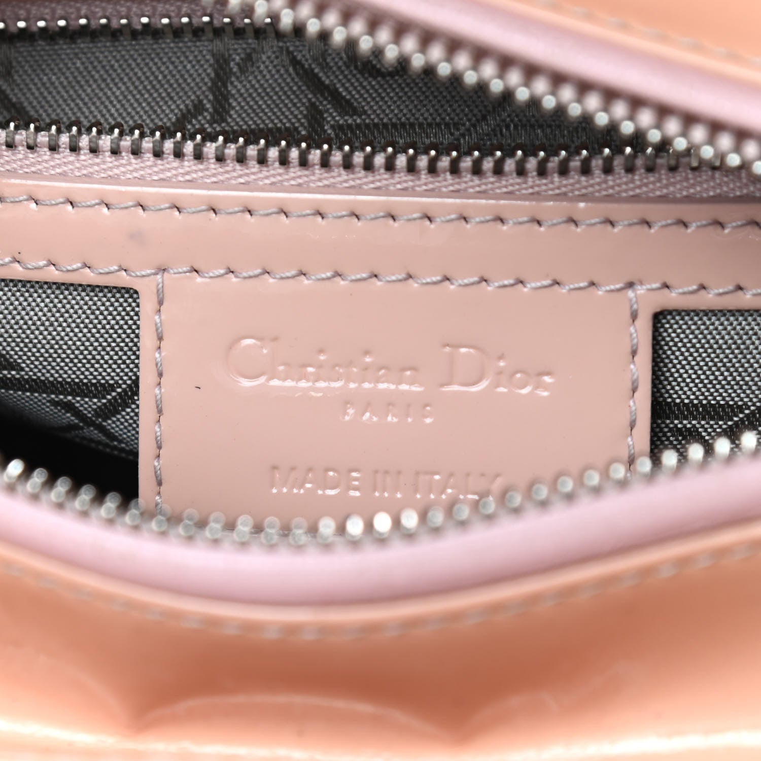Christian Dior Patent Cannage Medium Lady Dior Light Pink 5 of 9