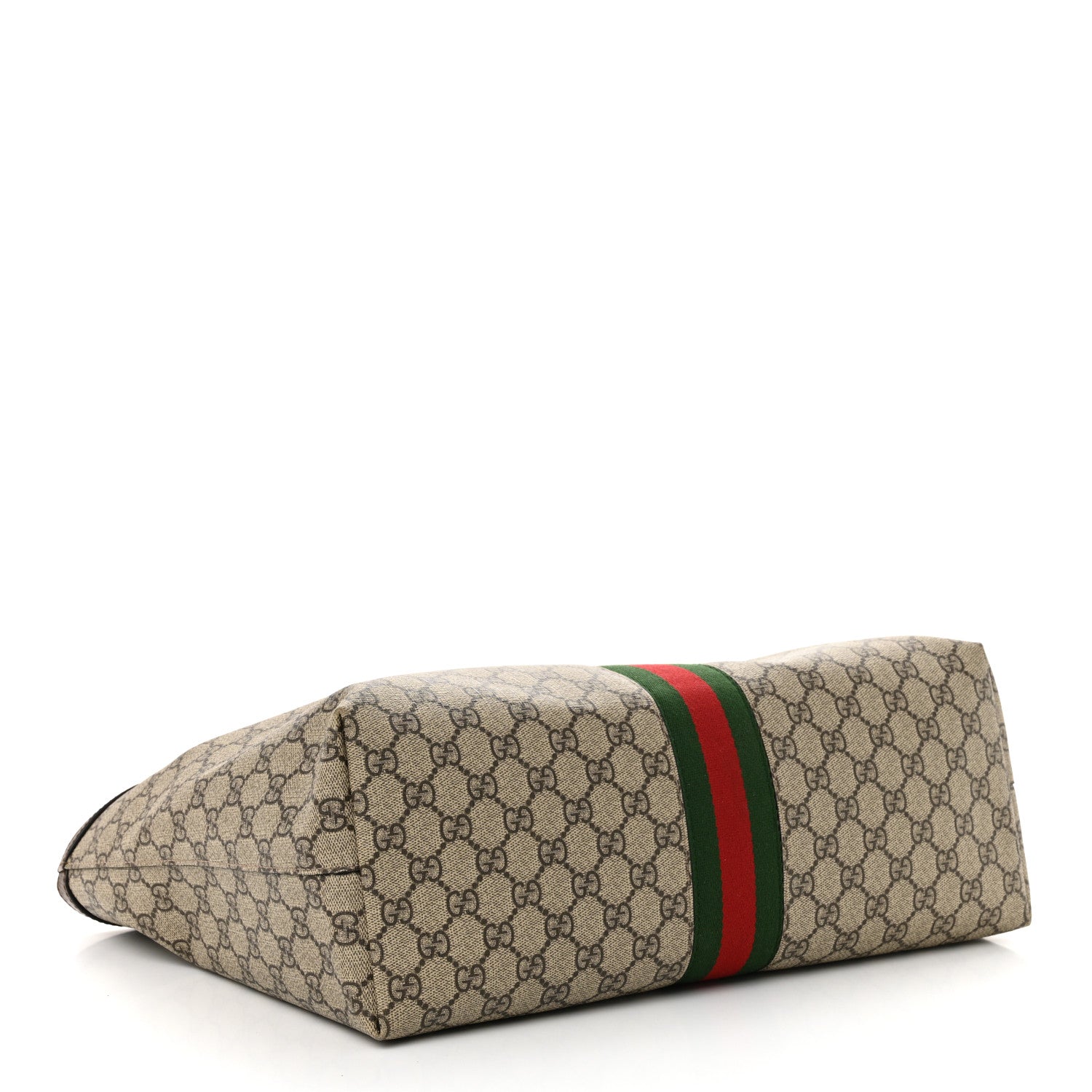 Gucci GG Supreme Monogram Medium Ophidia Shopping Tote Brown 4 of 12