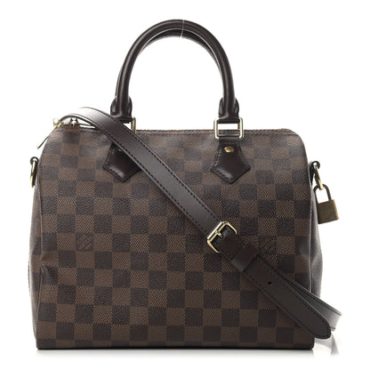 Louis Vuitton Damier Ebene Speedy Bandouliere 25 1 of 10