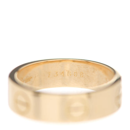 Cartier 18K Yellow Gold 5.5mm LOVE Ring 54 6.75 5 of 6