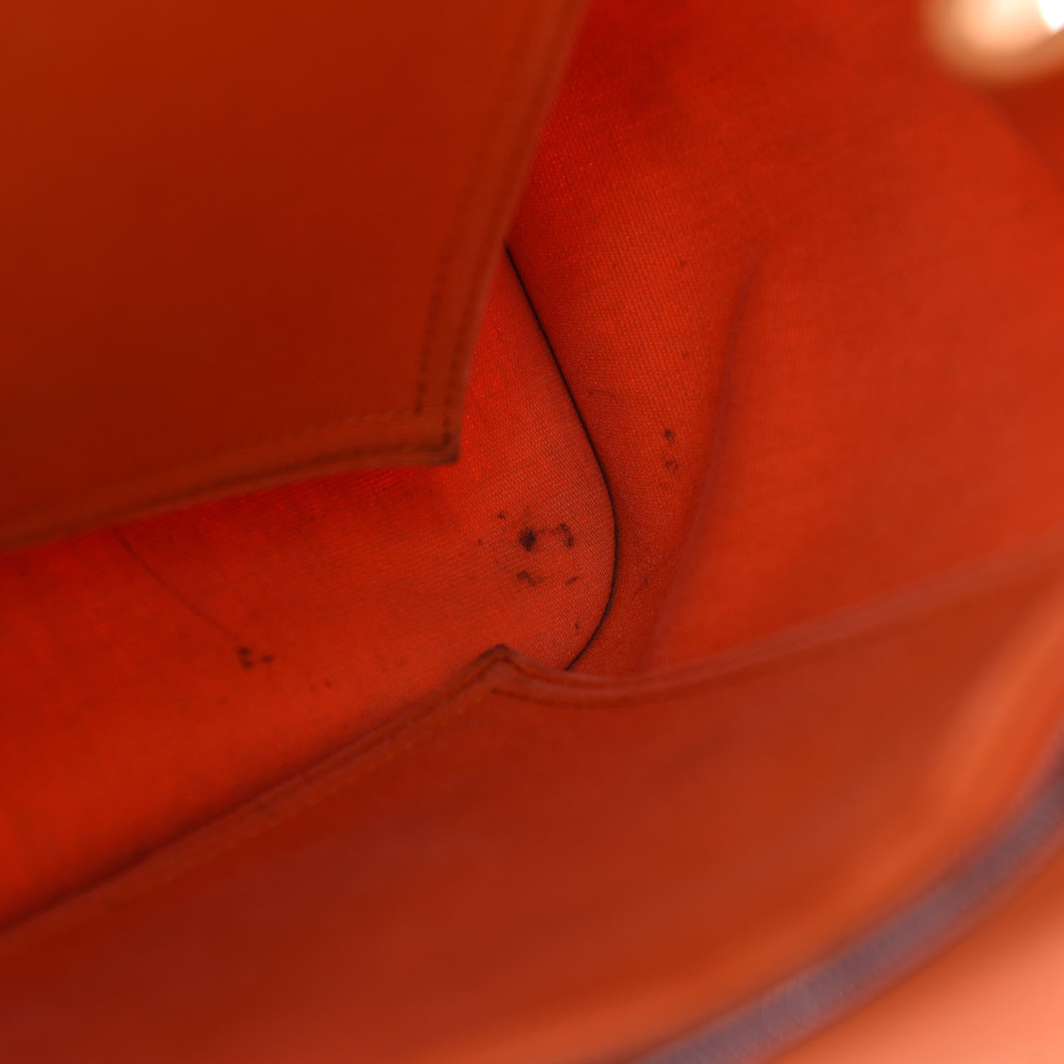 Hermes Toile Cabag 32 PM Orange 9 of 12