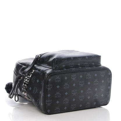 MCM Visetos Medium Side Studs Stark Backpack Black 4 of 10