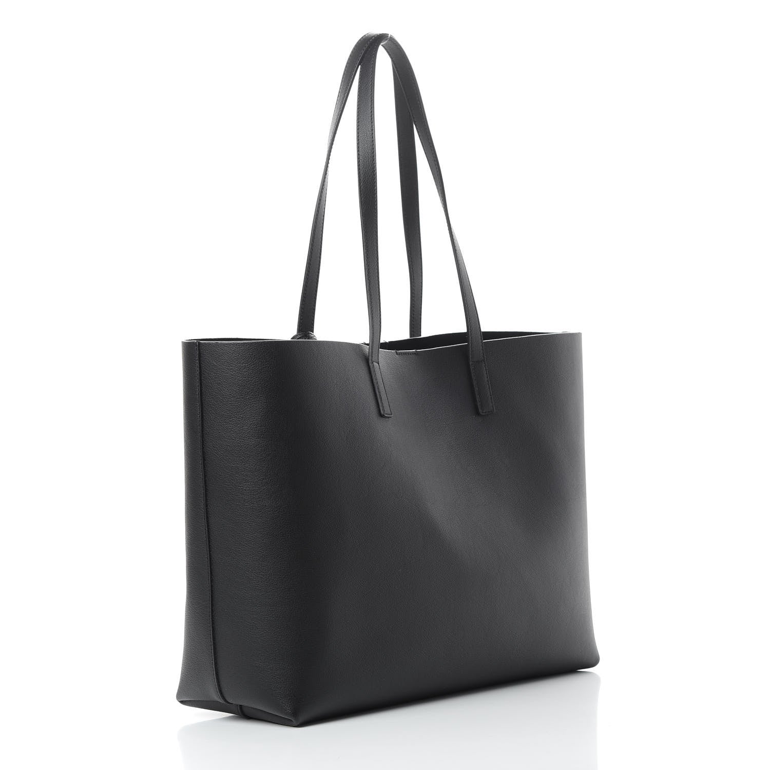 Saint Laurent Calfskin Large Shopping Tote Black 4 of 12