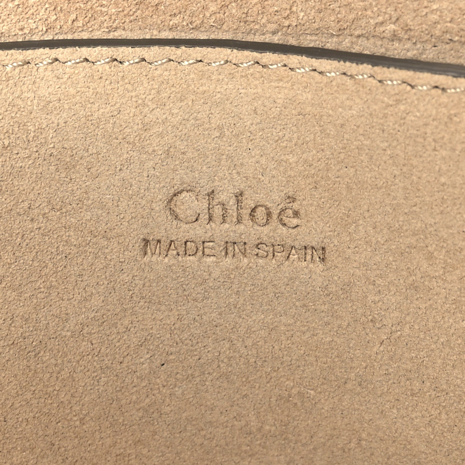 Chloe Suede Calfskin Small Faye Shoulder Bag Motty Grey 6 of 11