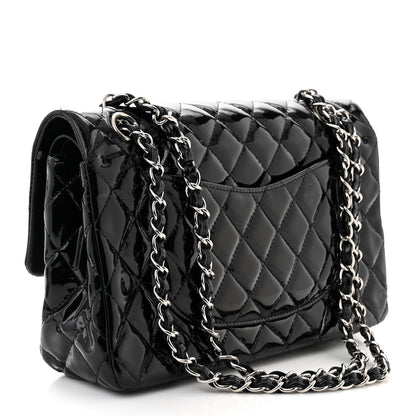 Chanel Patent Quilted Medium Double Flap Black 3 of 10