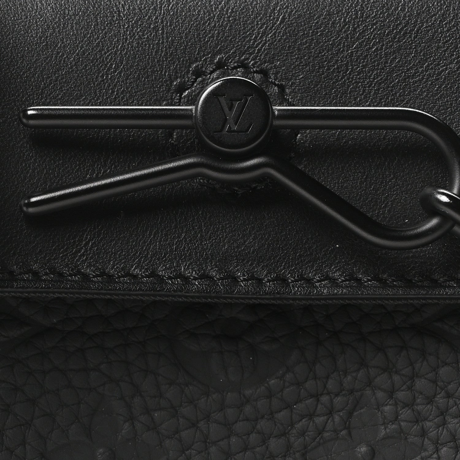 Louis Vuitton Taurillon Monogram Nano Steamer Black 7 of 9