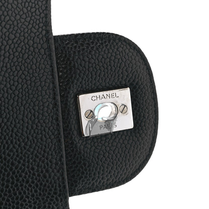 Chanel Caviar Quilted Jumbo Double Flap Black 6 of 12