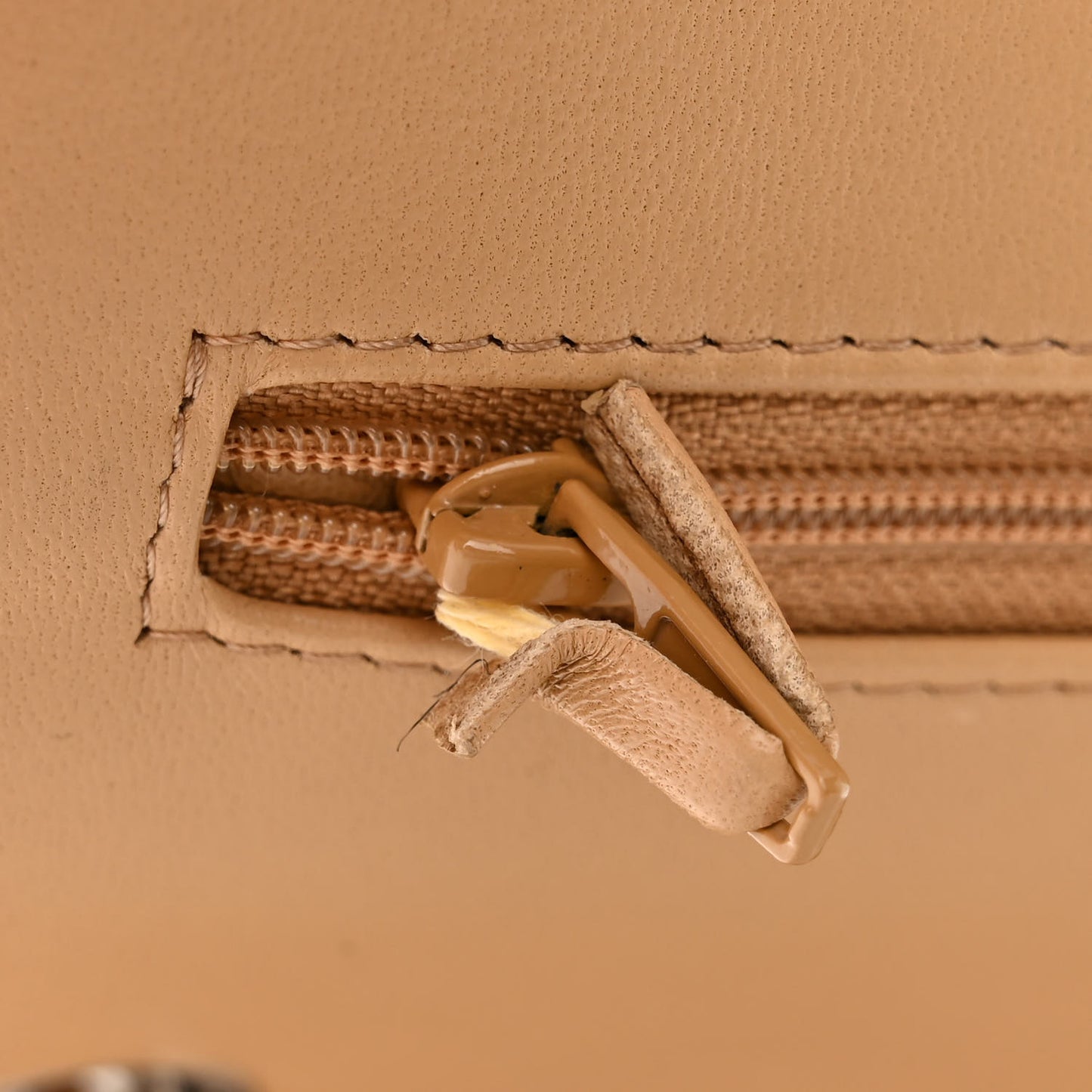 Lambskin Quilted Maxi Double Flap Beige