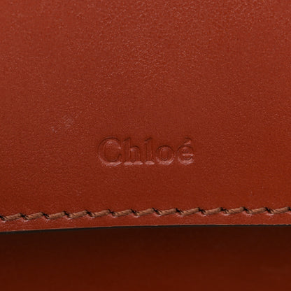 Chloe Shiny Calfskin Mini Vanity C Bag Sepia Brown 7 of 12
