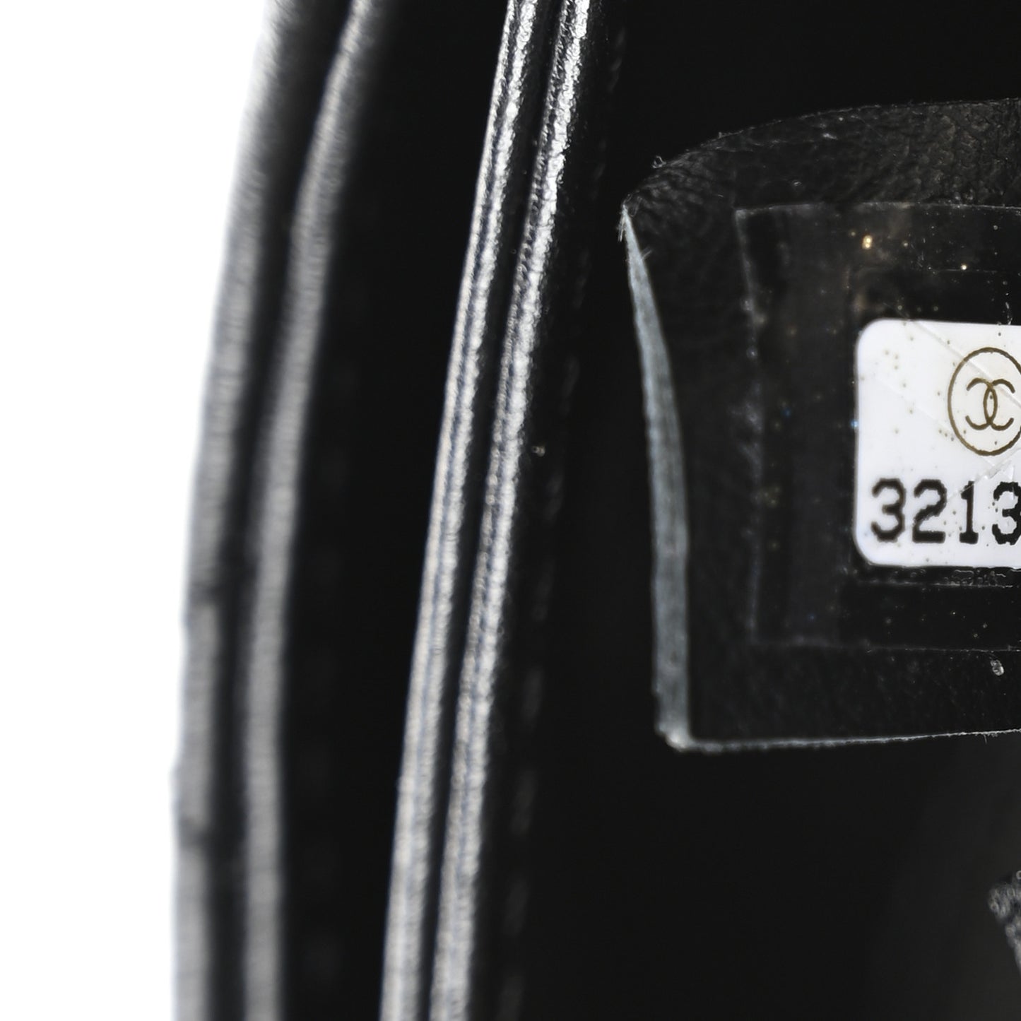 Calfskin Quilted CC Uniform Flap Belt Bag Black