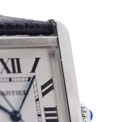 Cartier Stainless Steel Calfskin 31mm Tank Solo Automatic Watch 7 of 8
