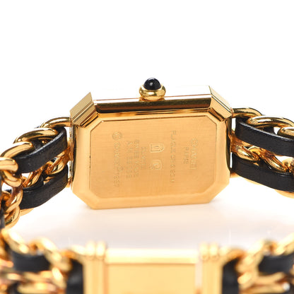 Chanel Stainless Steel Lambskin 20mm Chain Premiere Quartz Watch Gold L 4 of 5