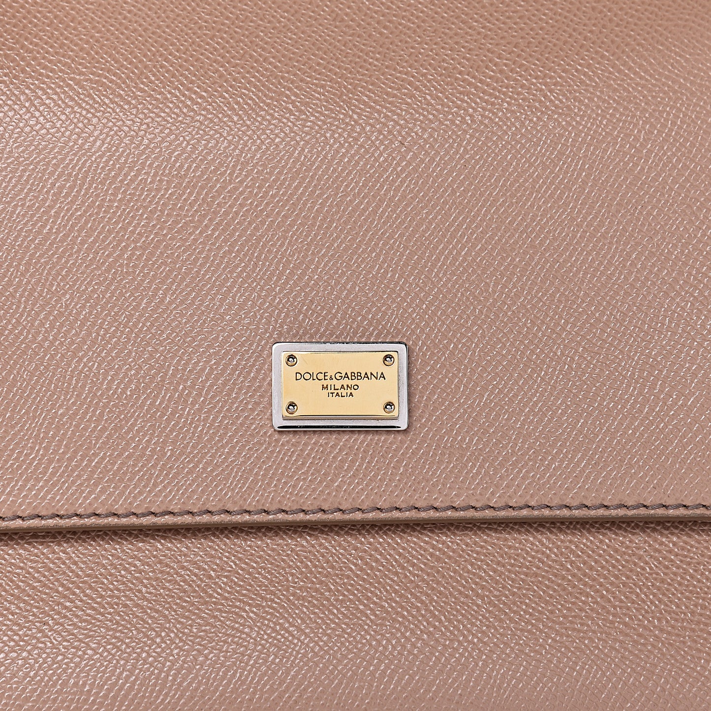 Dauphine Calfskin Medium Miss Sicily Satchel Tortora Sand