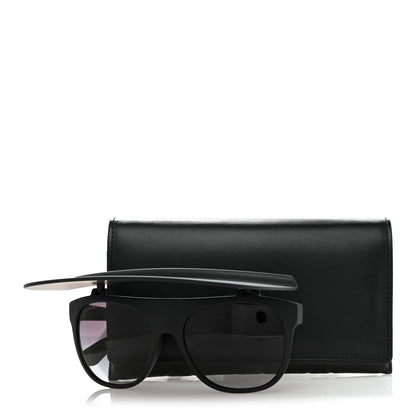 Chanel Acetate Visor Sunglasses 71046 Matte Black 8 of 8