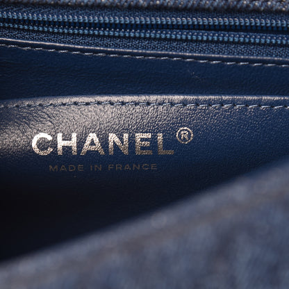 Chanel Denim Braided Mini Rectangular Flap Bag Blue 6 of 10